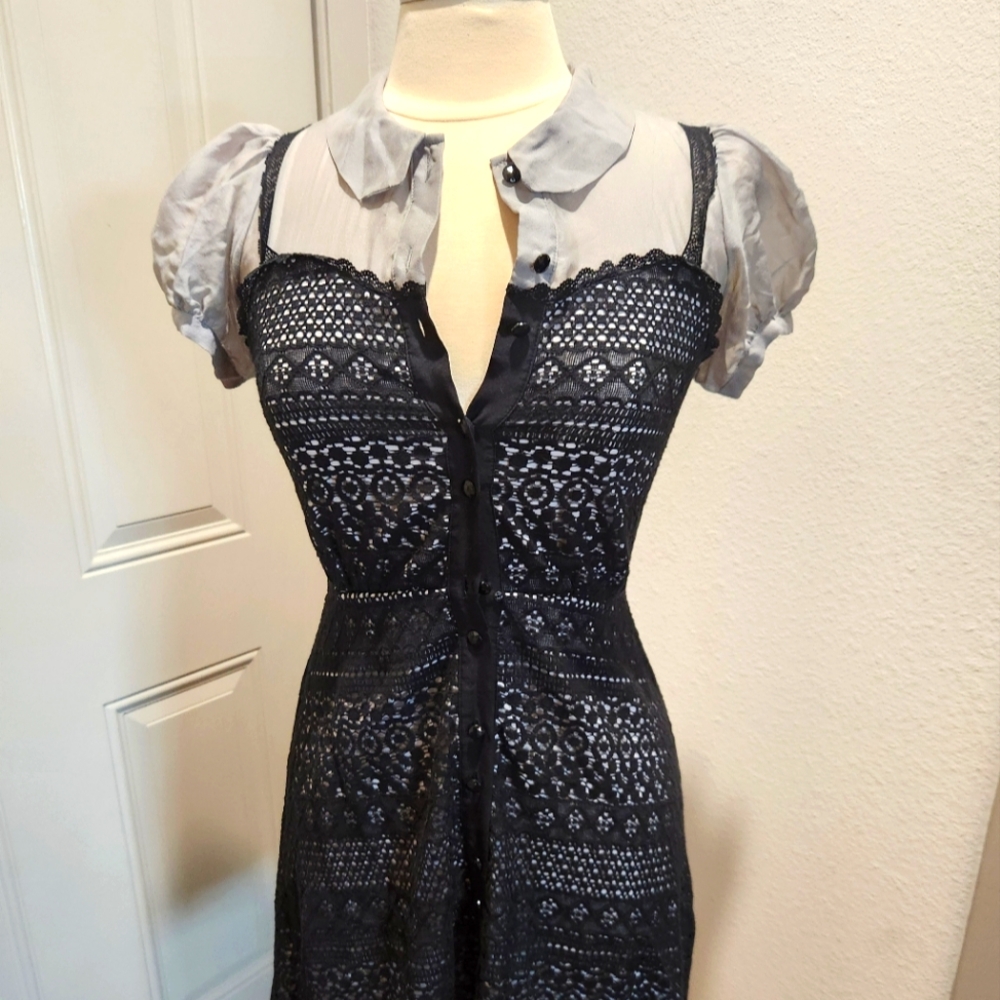 Elegant Black Lace Dress